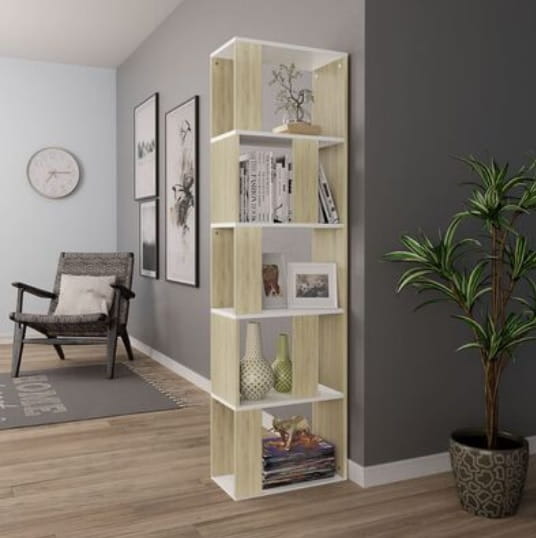 Regał-jako-ścianka-działowa-w-pokoju