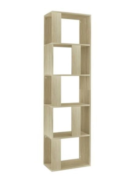 Półka-na-książki-z-przegródkami