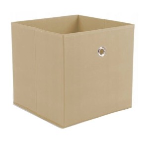 Beżowy pojemnik na zabawki wkład