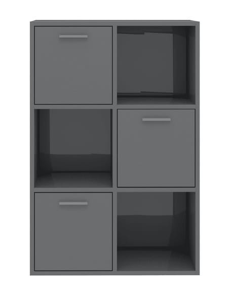 Szary-regał-na-książki-krata