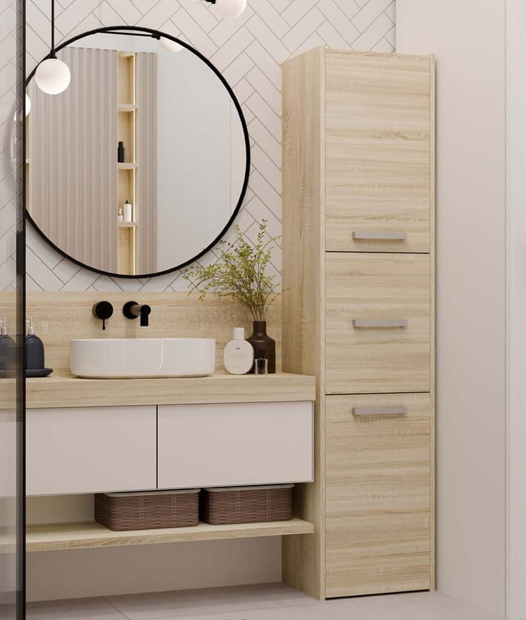 szafka-łazienkowa-z-półkami-sonoma
