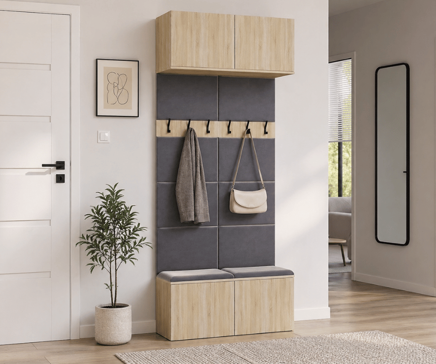 garderoba-do-przedpokoju-z-panelami-i-siedziskiem
